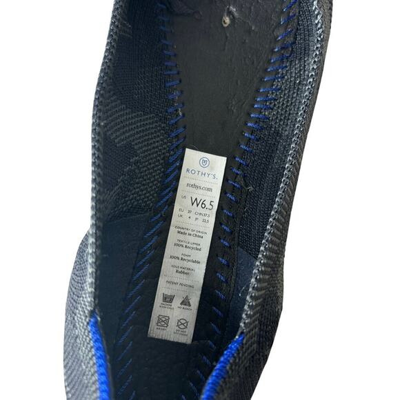 Rothy’s The Point Ballet Flats Gray Camo Size 6.5 - Picture 4 of 4